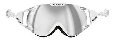 Превью Шлем горнолыжный Визор горнолыжный CASCO FX70 Carbonic White/Silver (07.5017)
